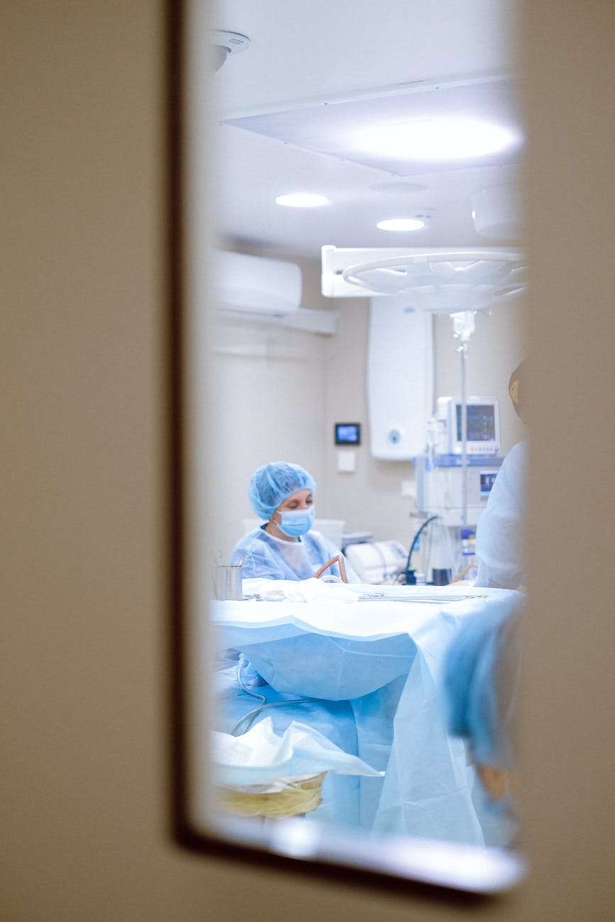 photo of healthcare professional inside the operating room