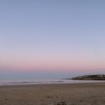 Sunset at West Sands, St Andrews.
