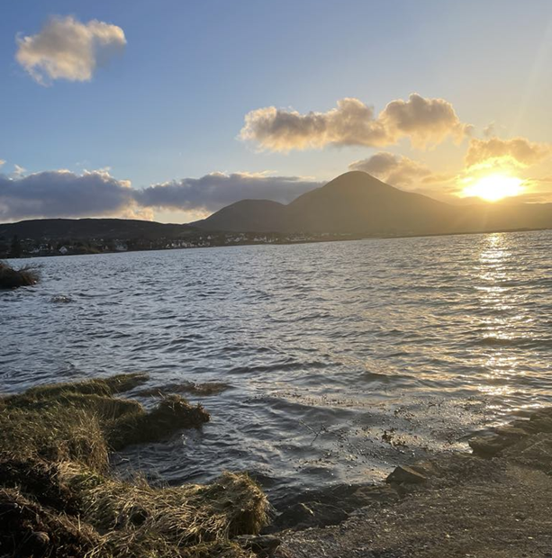 View over the bay at Broadford hospital is on the far left